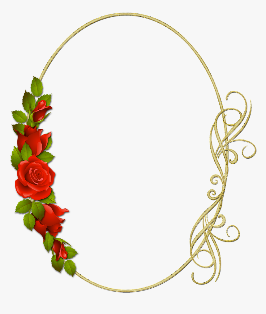 Transparent Rosas Rojas Png - Marco De Flores Png, Png Download, Free Download