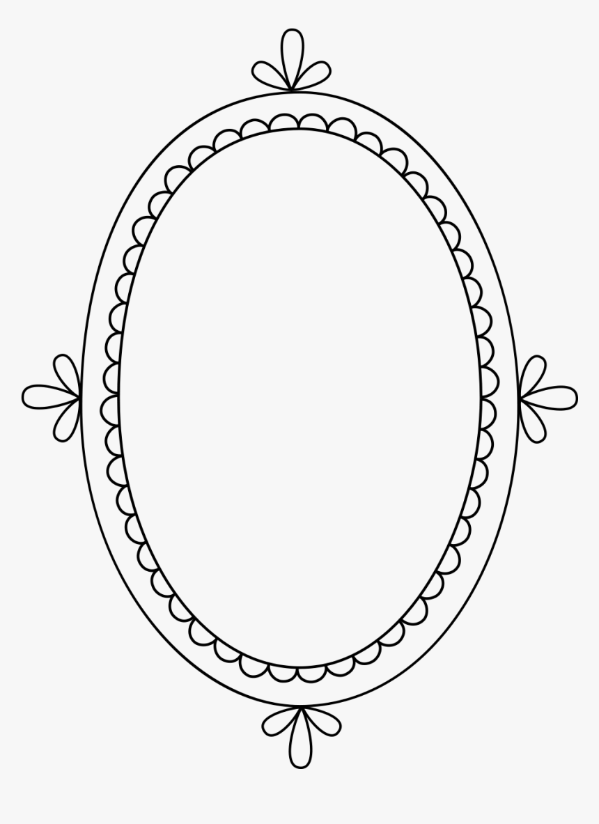 Shapes Photoshop Oval Frame, HD Png Download, Free Download