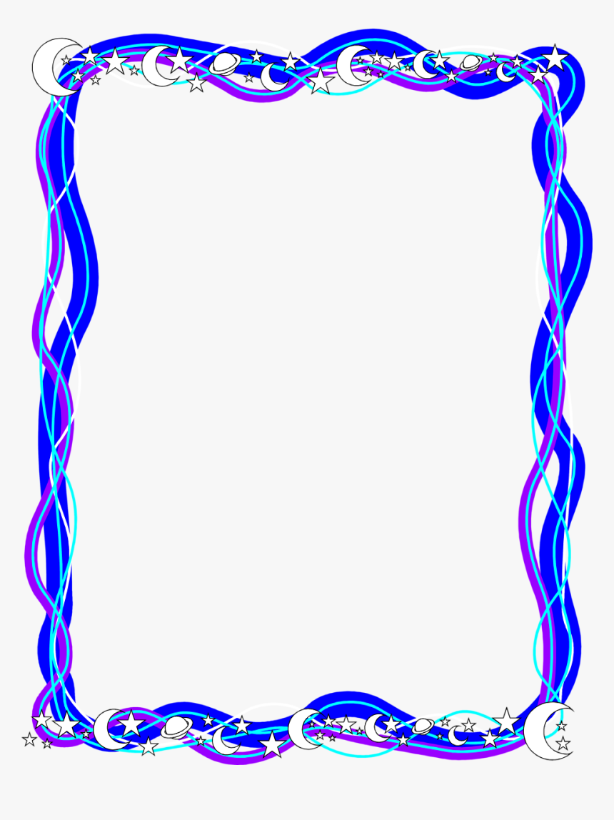 Blue Border Png - Blue Borders And Frames, Transparent Png, Free Download