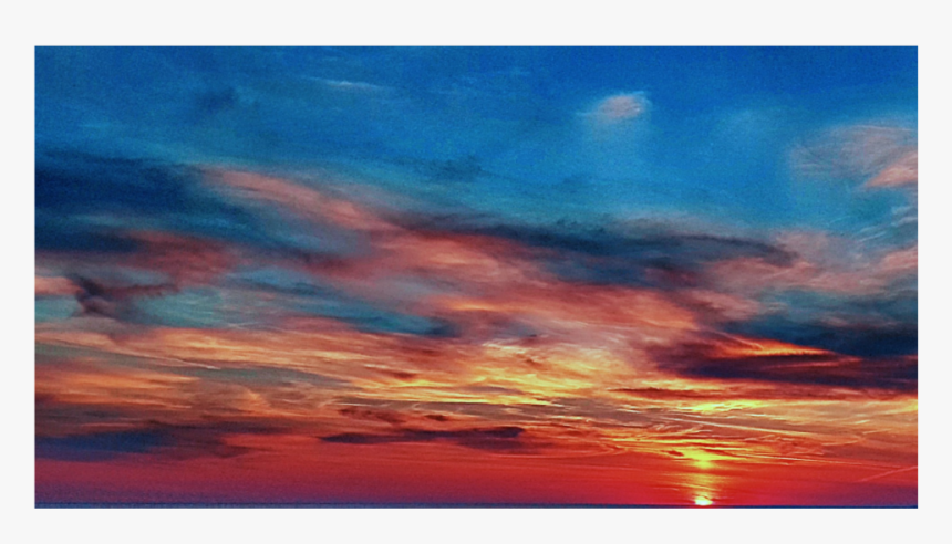 Red Sunset Clouds Png