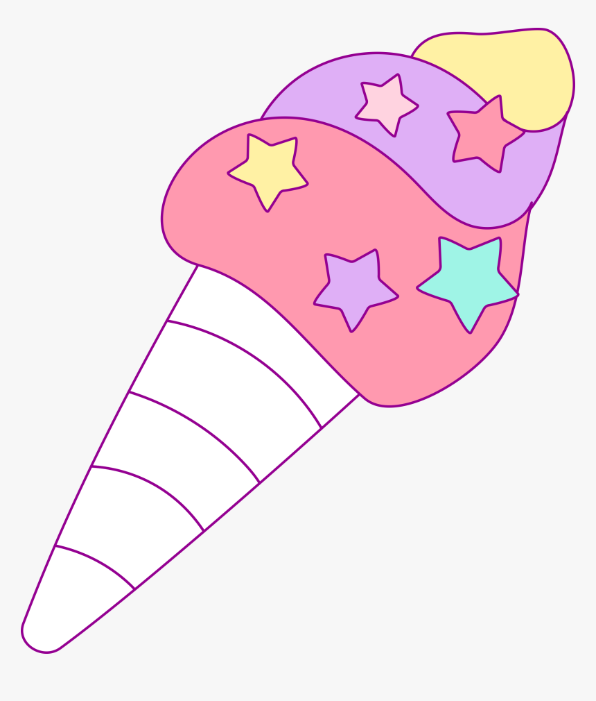 Ice Cream Png Tumblr - Pastel Ice Cream Png, Transparent Png, Free Download