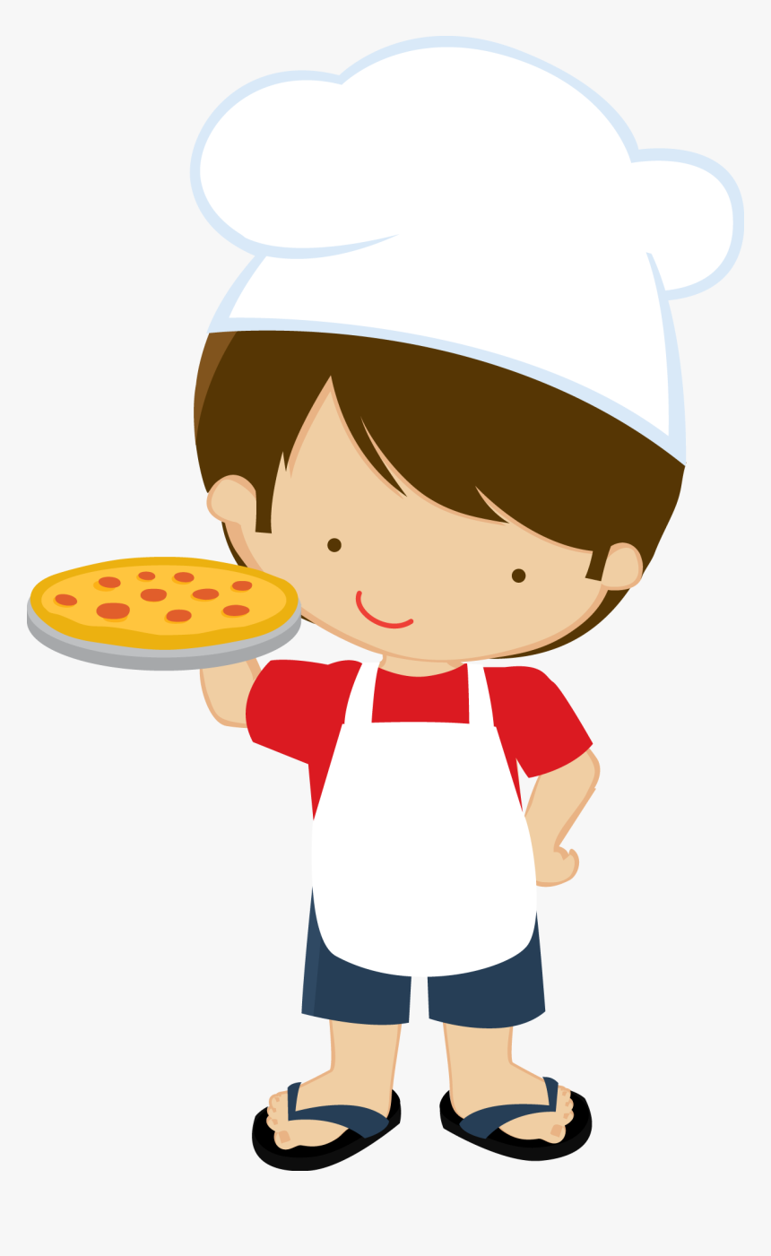 Clip Art Pin By Veronica Lina - Kids Making Pizza Clip Art, HD Png Download, Free Download