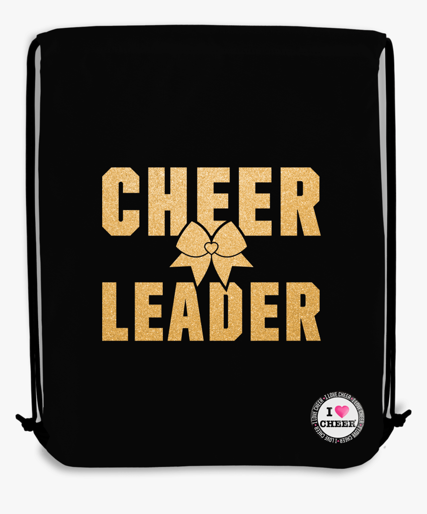 Home Accessories Bags Black I Love Cheer Gold, HD Png Download, Free Download