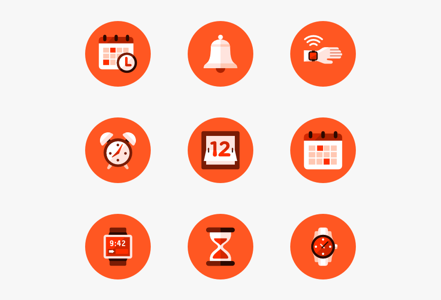 Essential Set - Free Time And Date Icon, HD Png Download, Free Download