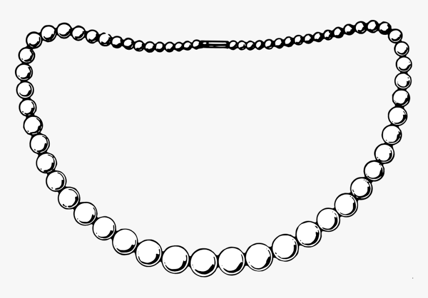 Pearls, Necklace, Jewelry, Jewel, Accessories, Fashion - Black And White Pearl Necklace Clipart, HD Png Download, Free Download