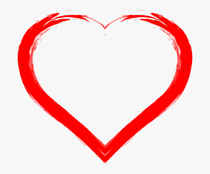 Drawing Heart Png Transparent - Heart, Png Download, Free Download