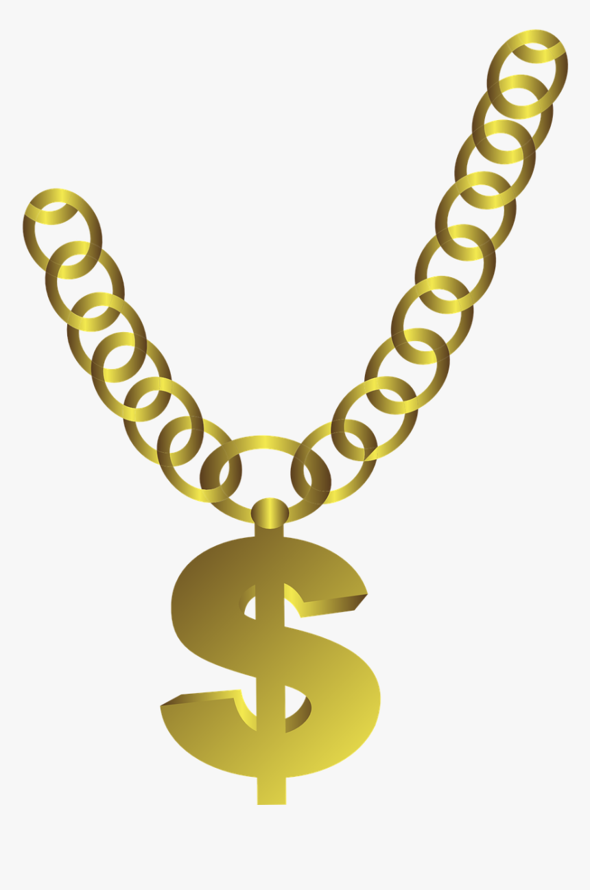 Accessory, Badge, Bright, Chain, Contemporary, Cool - Thug Life Necklace Png, Transparent Png, Free Download