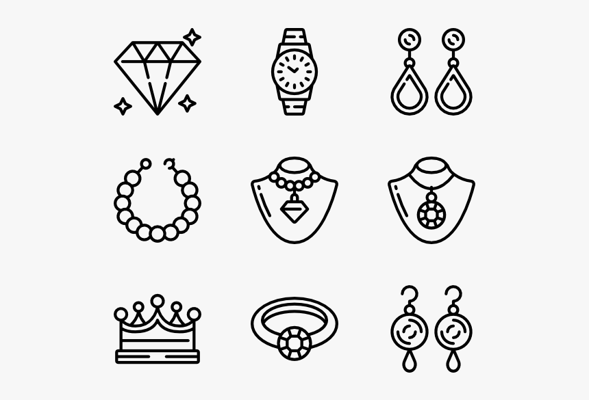 Jewelry - Design Icons Vector, HD Png Download, Free Download