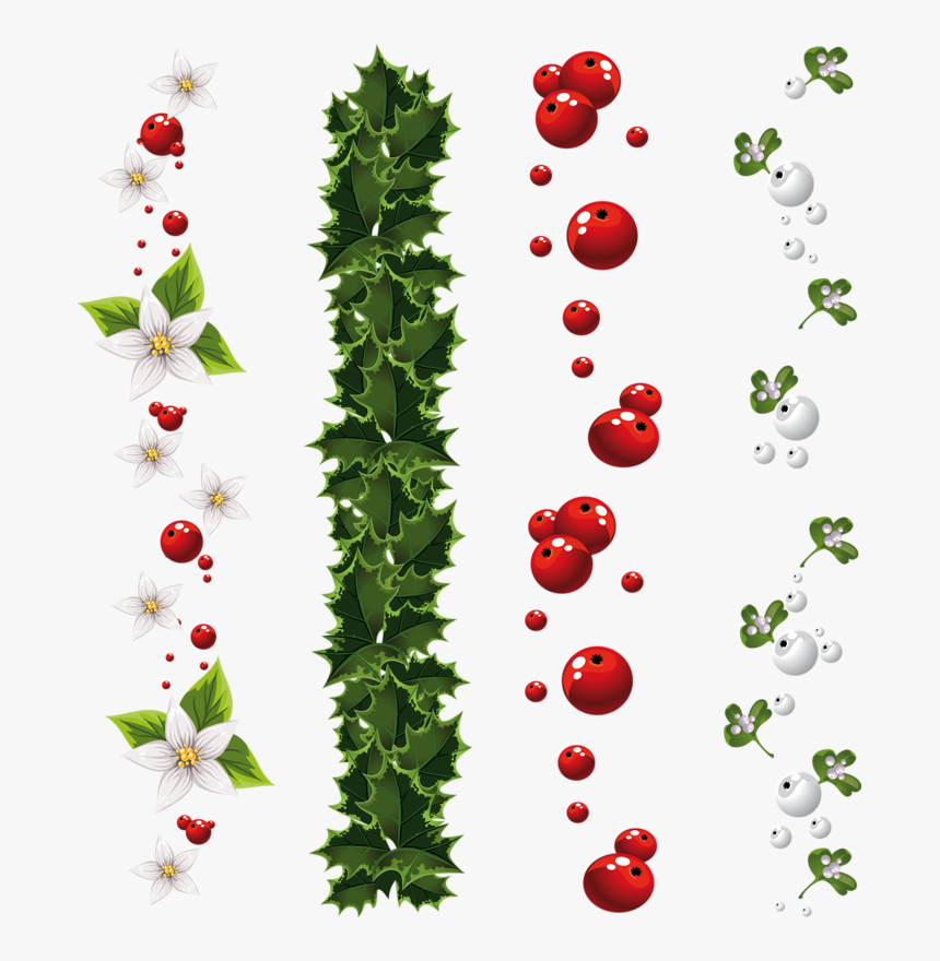 Christmas Garlands Vector , Png Download - Transparent Christmas Themed Borders, Png Download, Free Download