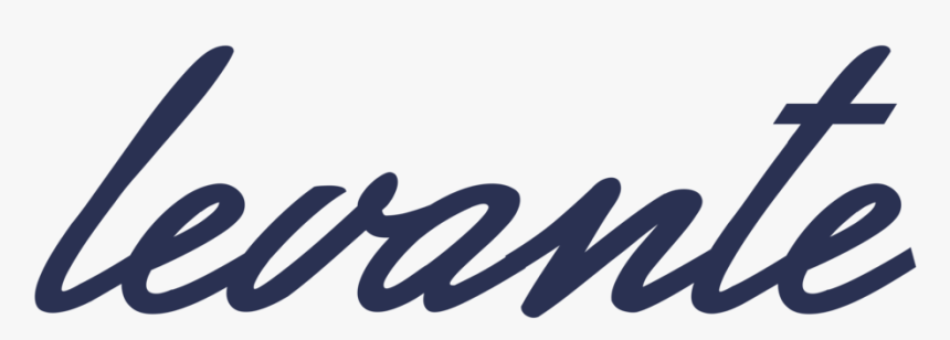 Levante Lettering Blue - Calligraphy, HD Png Download, Free Download