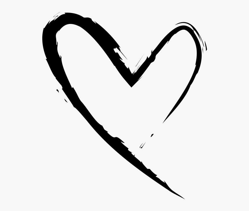 Hand Drawn Heart Hand Drawn Heart Outline Png Transparent Png Kindpng