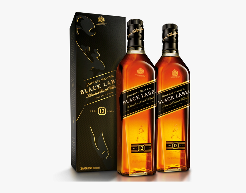 Johnnie Walker Black Label 250ml, HD Png Download, Free Download