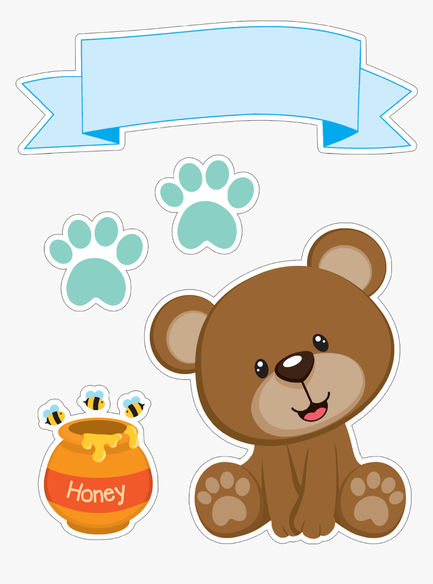 Osito Beb Con Tarro De Miel Baby Teddy Bear Clipart HD Png