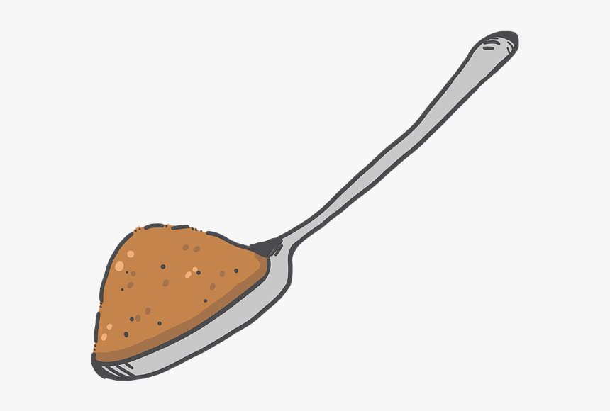 Cuchara, Azúcar, Sweet, Azúcar Moreno, Los Alimentos - Cuchara Con Azucar Dibujo, HD Png Download, Free Download