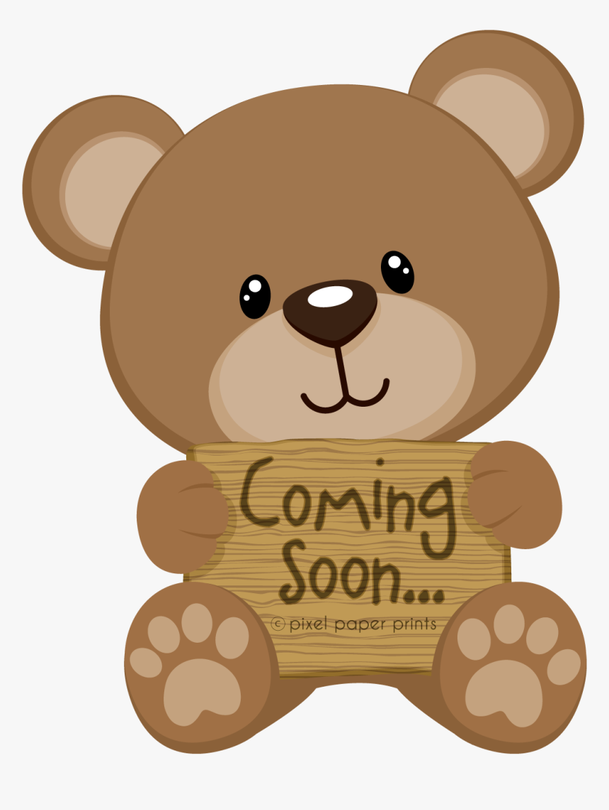 Pixel Paper Prints - Birthday Teddy Bear Cartoon, HD Png Download, Free Download