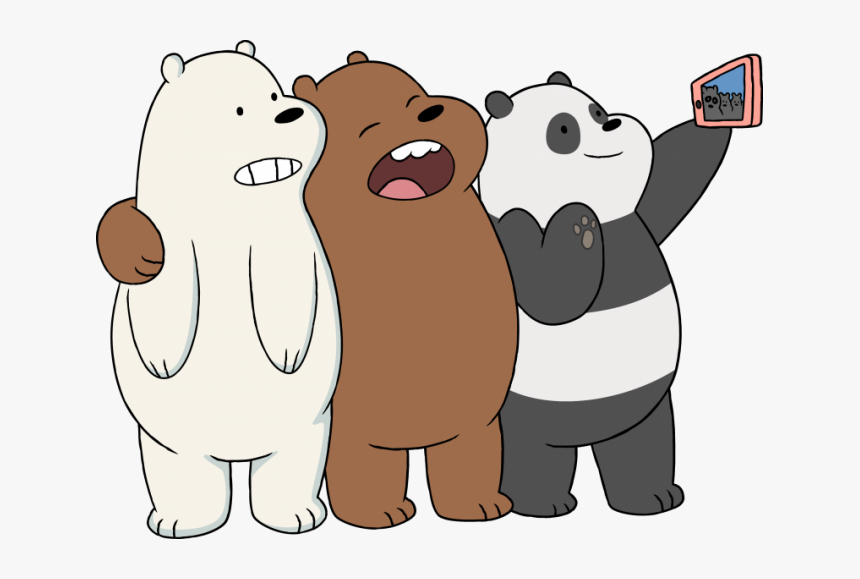 Clip Art Osos Cartoon - Oso Panda Oso Pardo Y Oso Polar, HD Png Download, Free Download