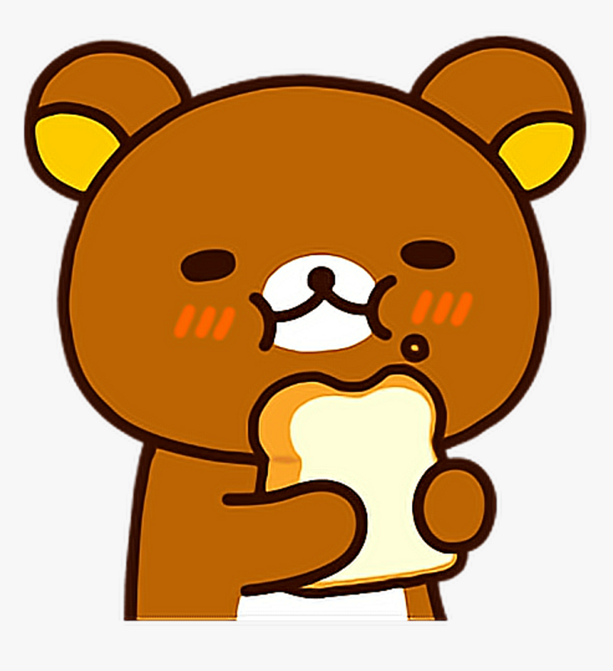 Bear Rilakkuma Kawaii Sweet Oso Osito Tierno Dulce Rilakkuma Eating