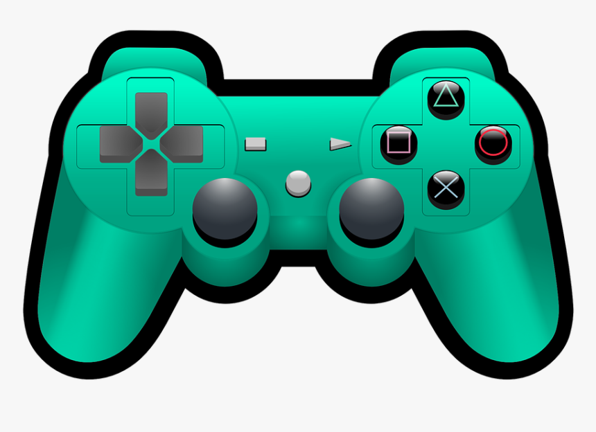Video Game Console Clipart - Clipart Game Controller Png, Transparent Png, Free Download