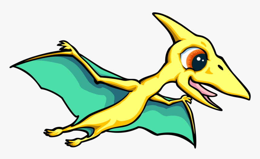 Transparent Flying Dinosaur Png - Pteranodon Clipart, Png Download, Free Download