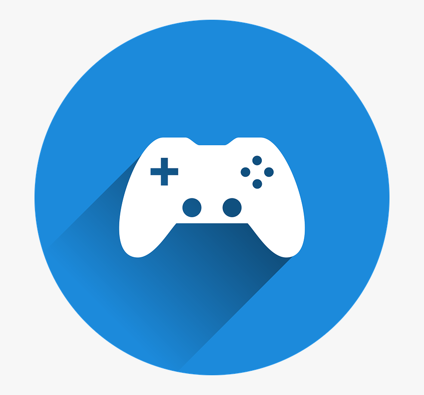 Controller, Gamepad, Video Games, Computer Game, Icon - Blue Gaming Controller Logo, HD Png Download, Free Download
