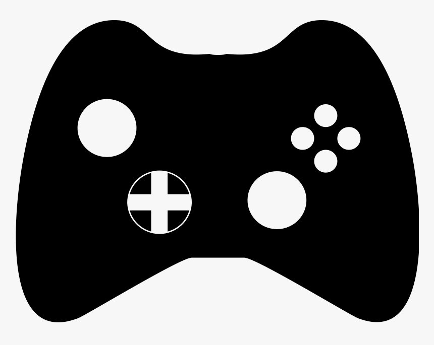 Video Game Controller Silhouette, HD Png Download, Free Download