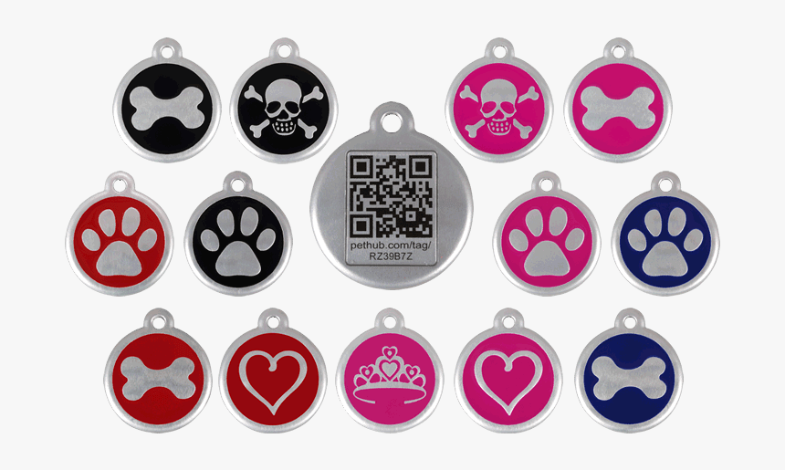 Qr Pet Id Tags Or Personalized Pet Id Tags - Red Dingo Dog Tags, HD Png Download, Free Download