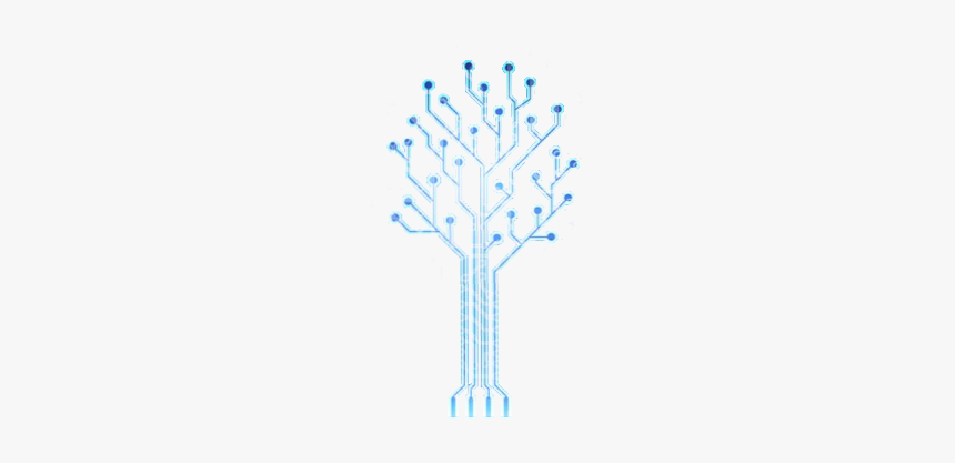 #stickergang #digital #tree #circuit #board #the #matrix - Hanukkah, HD Png Download, Free Download