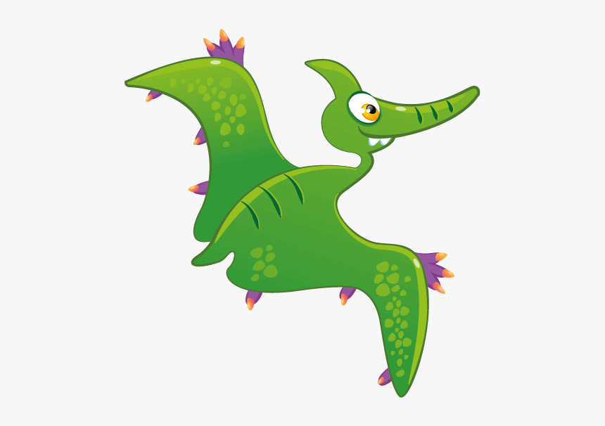 Flying Dinosaur Cartoon Png, Transparent Png, Free Download