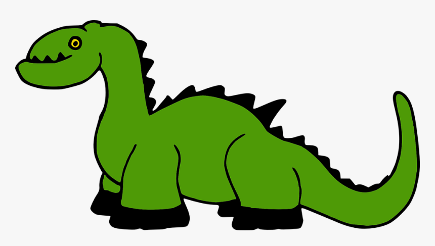 Dinosaur Clipart No Background - Cartoon Dinosaur Transparent Background, HD Png Download, Free Download