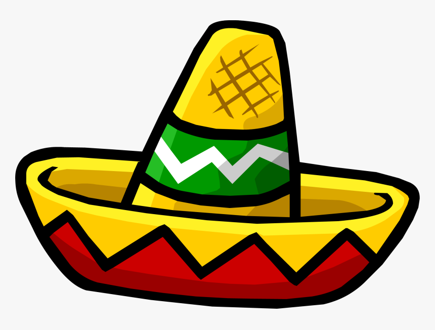 Club Penguin Wiki - Transparent Background Sombrero Png, Png Download, Free Download