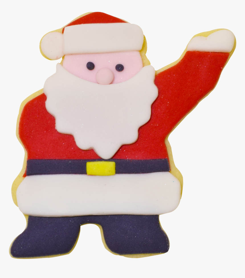 Waving Santa Leaf Poly Resin Coated Cookie Cutter Red"
 - Cartoon, HD Png Download, Free Download