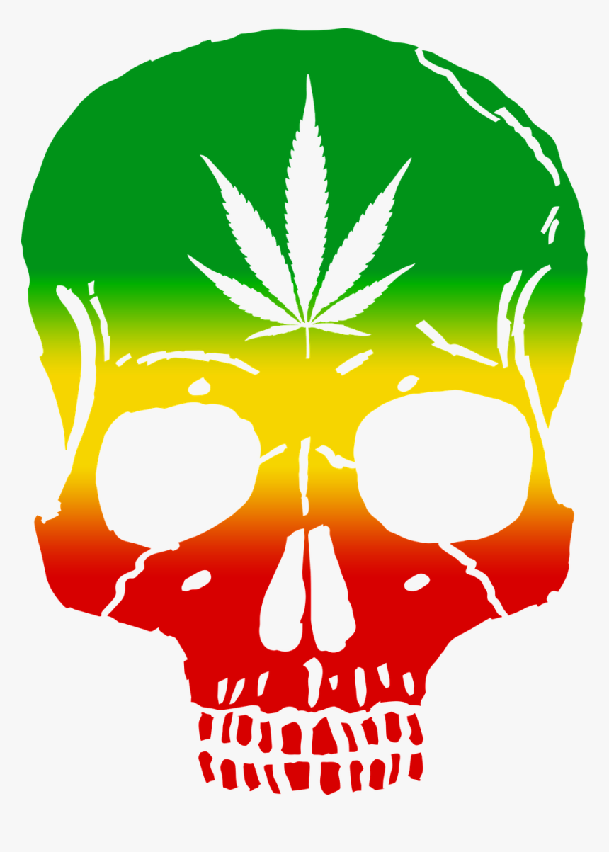 Rasta Skull Cannabis Free Picture - Moonraker Ian Fleming, HD Png Download, Free Download