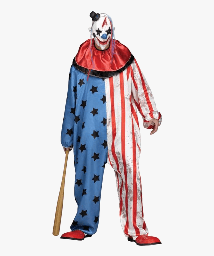 Creepy Clown Png - Killer Clown Halloween Costumes, Transparent Png, Free Download