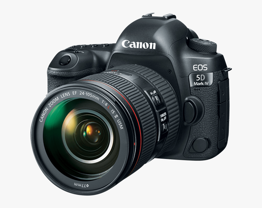 Dslr Camera Transparent Background - Canon 5d Mark Iv 24 105, HD Png Download, Free Download