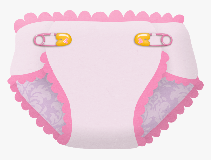 Girl Diaper Clip Art Related Keywords - Baby Shower Png Girl, Transparent Png, Free Download