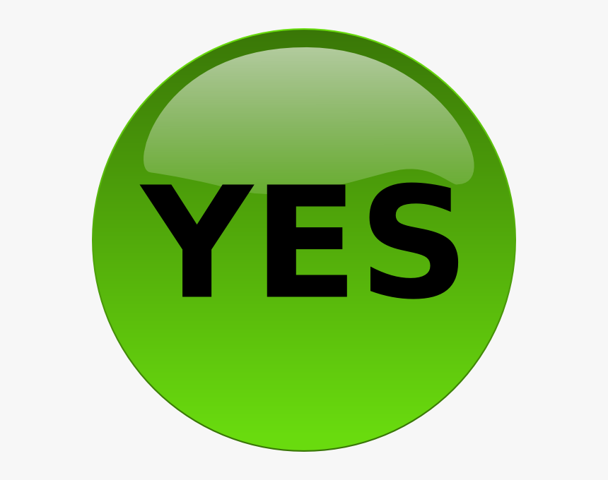 Yes Button Clipart, HD Png Download, Free Download