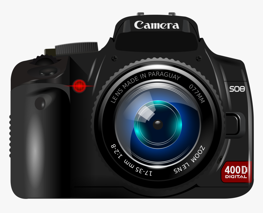 This Free Icons Png Design Of Dslr Camera Lens Remix - Camera Clipart, Transparent Png, Free Download