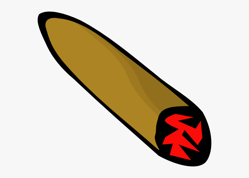 Blunt Joint Cannabis Cigar Clip Art - Blunt Clipart Transparent, HD Png Download, Free Download