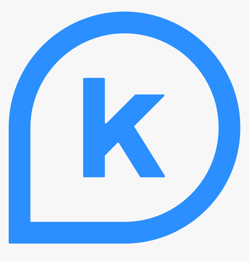 K Logo Blue - Circle, HD Png Download, Free Download