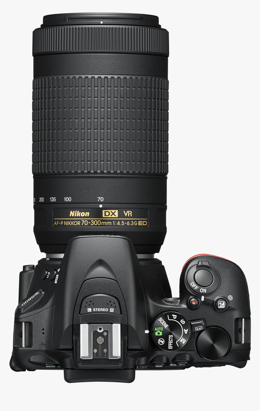 Nikon D5600 With 70 300mm, HD Png Download, Free Download