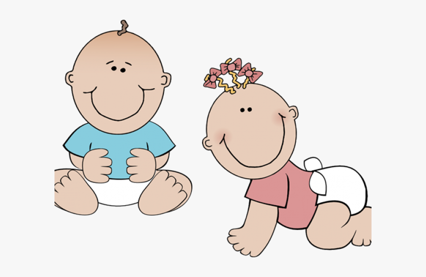 Babies Playing Cliparts - Baby Boy Clip Art, HD Png Download, Free Download