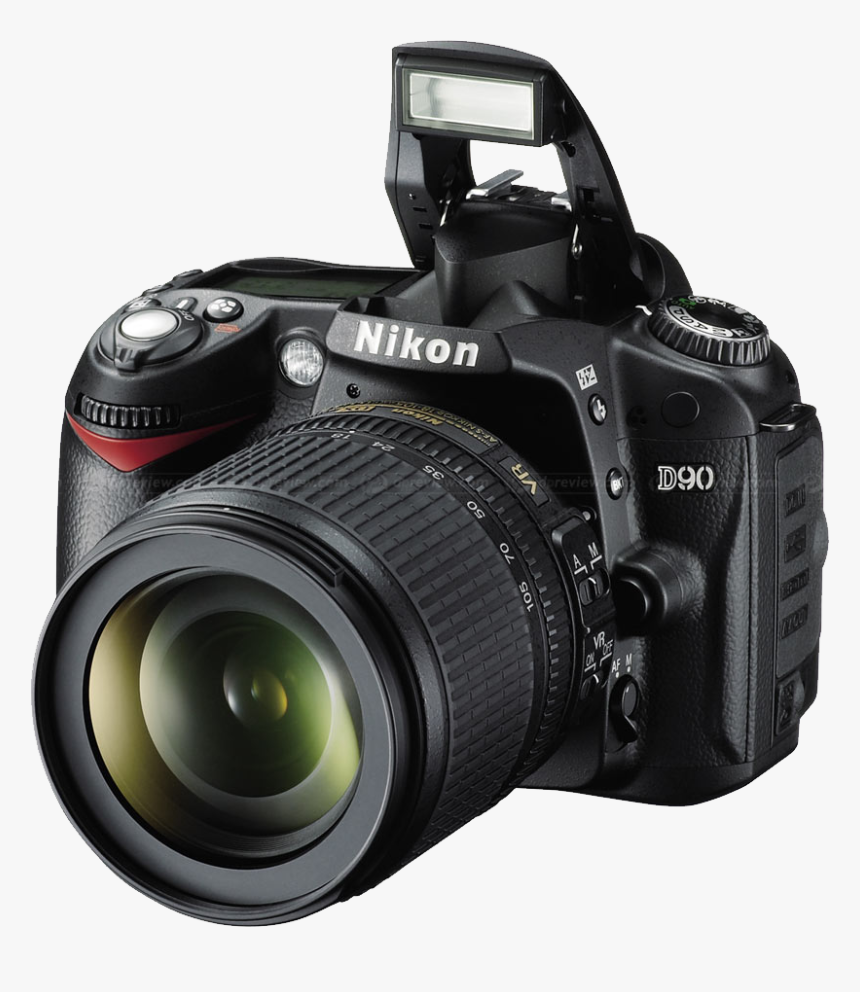 Photo Camera Png Image - Nikon D90, Transparent Png, Free Download