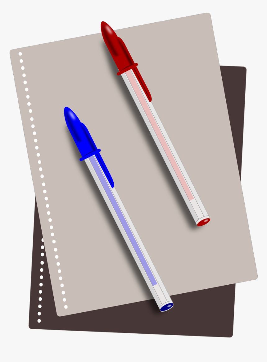 Paper And Pen Transparent, HD Png Download, Free Download