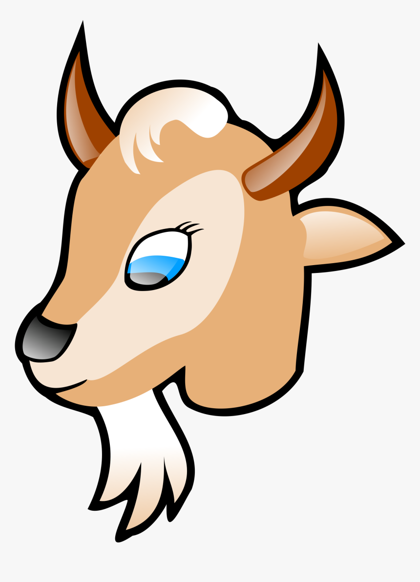 Head Image Png - Goat Clip Art, Transparent Png, Free Download