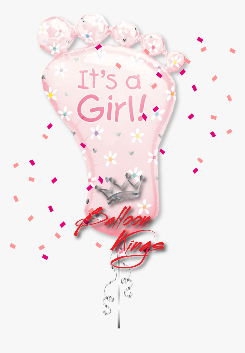 Its A Girl Foot - Baby Shower, HD Png Download, Free Download