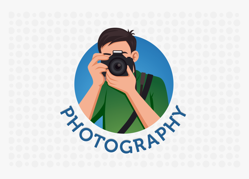 Camera Photography Vector Photographer Logo Man Clipart - Photography Camera Logo Png, Transparent Png, Free Download