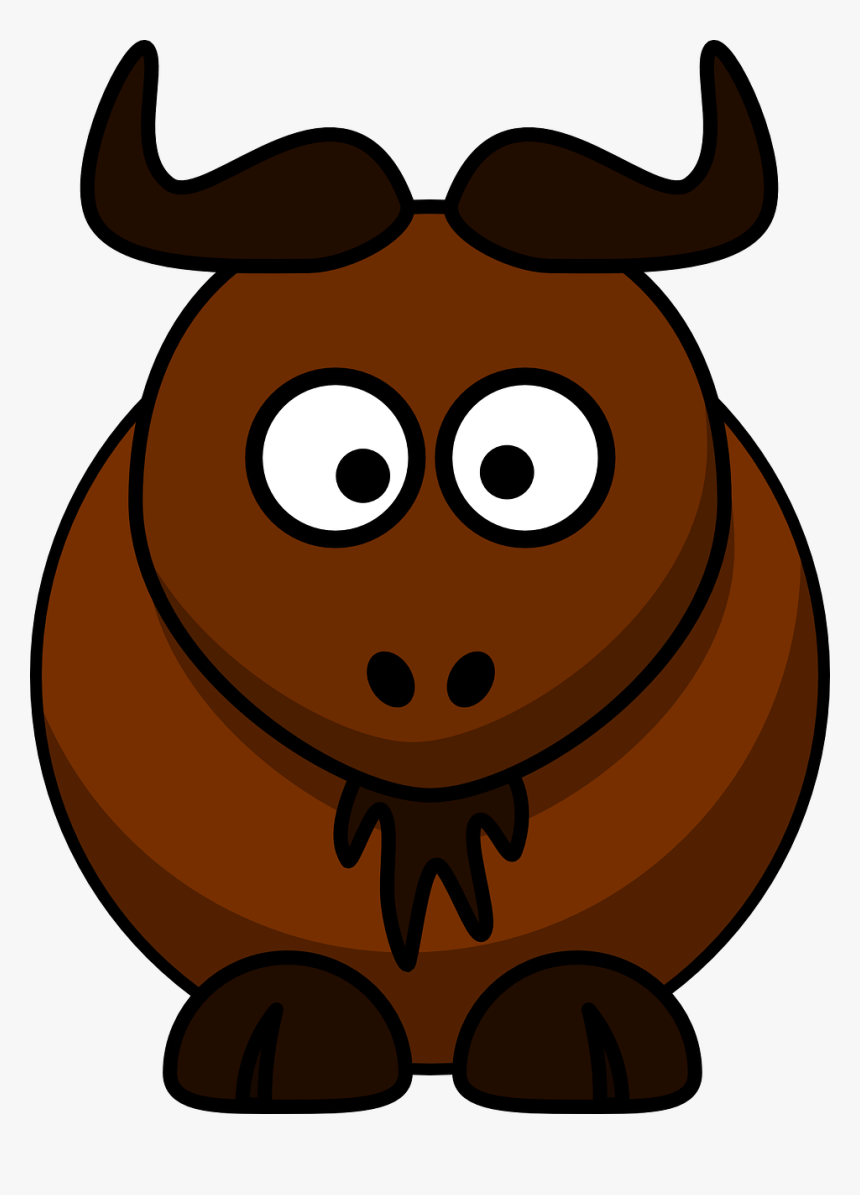 Cartoon Gnu, HD Png Download, Free Download