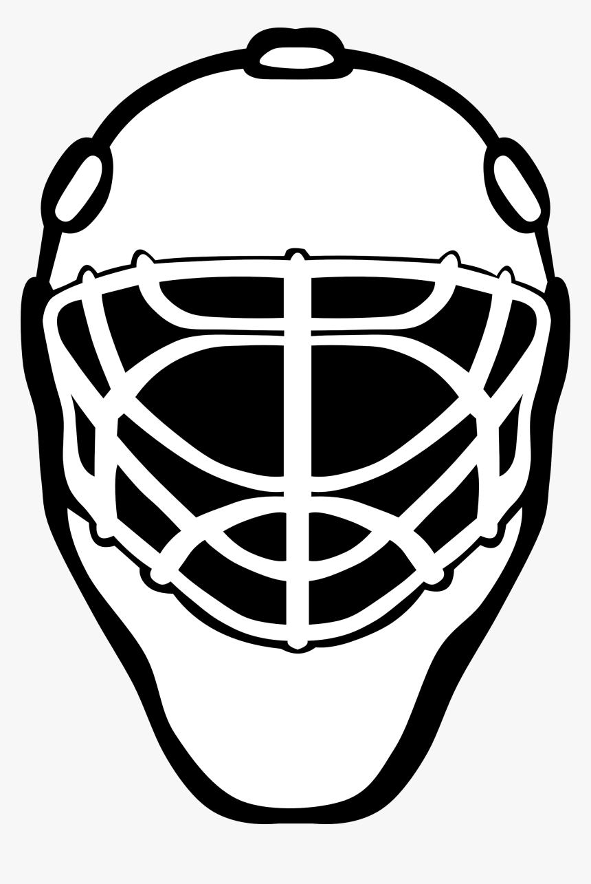 Clip Art White - Hockey Goalie Mask Clip Art, HD Png Download, Free Download