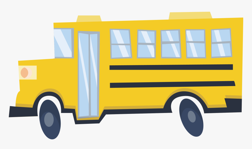 School Bus Illustration - รถ รับ ส่ง นักเรียน การ์ตูน, HD Png Download, Free Download