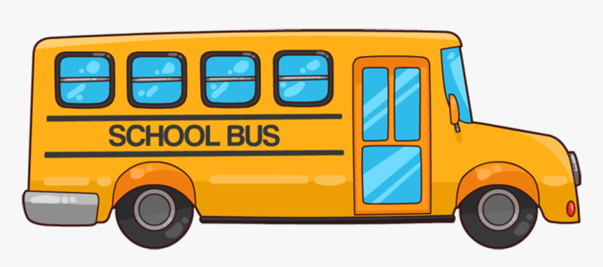Cute School Bus Clip Art Free Clipart Images - School Bus, HD Png Download, Free Download